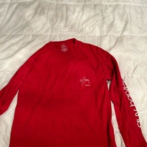 Guy Harvey Red Long Sleeve Tee
